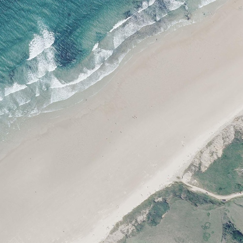 Aerial map of Playa de Gerra