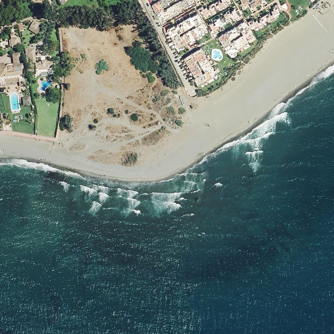 Aerial map of Playa de Guadalmansa