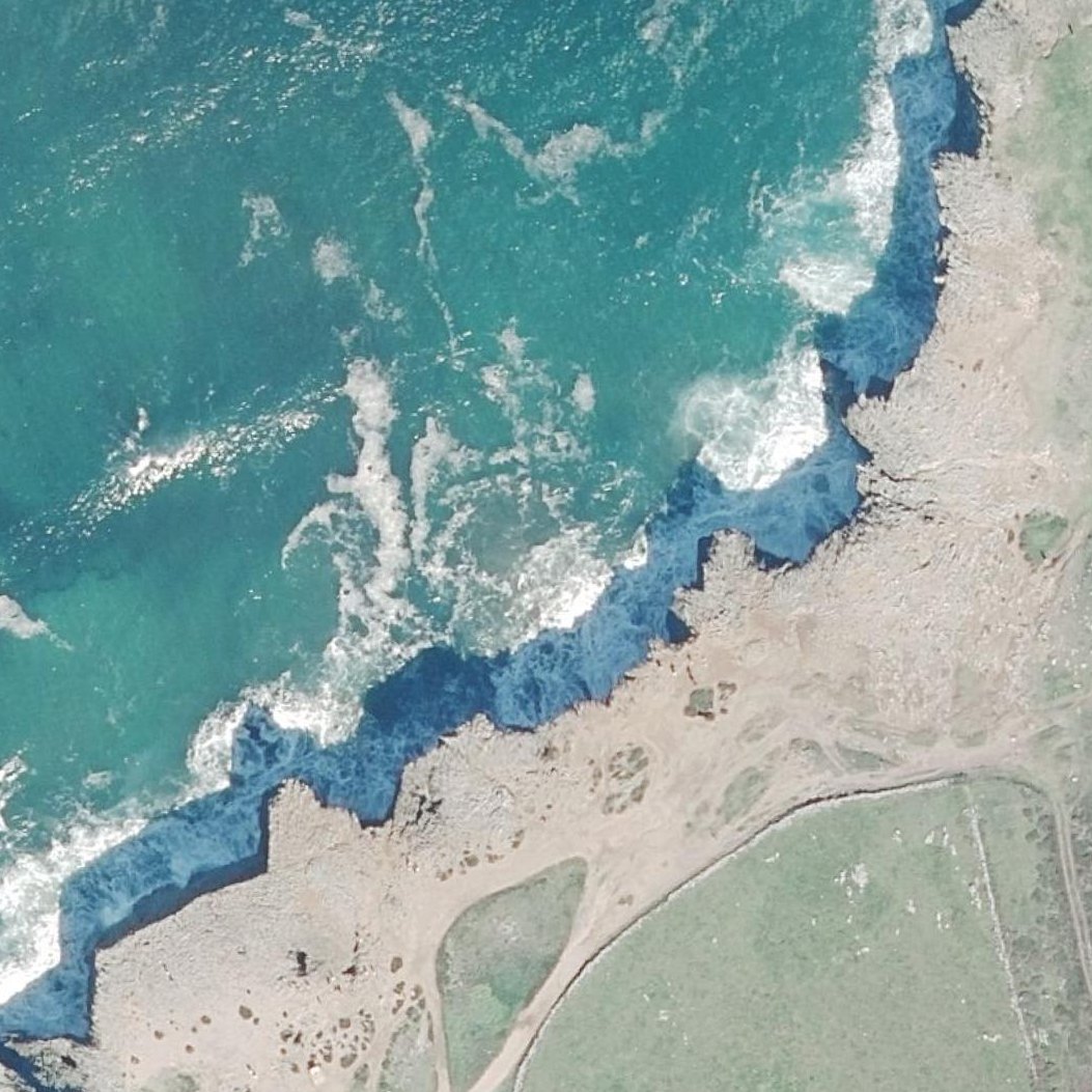 Aerial map of Playa de Guadamía