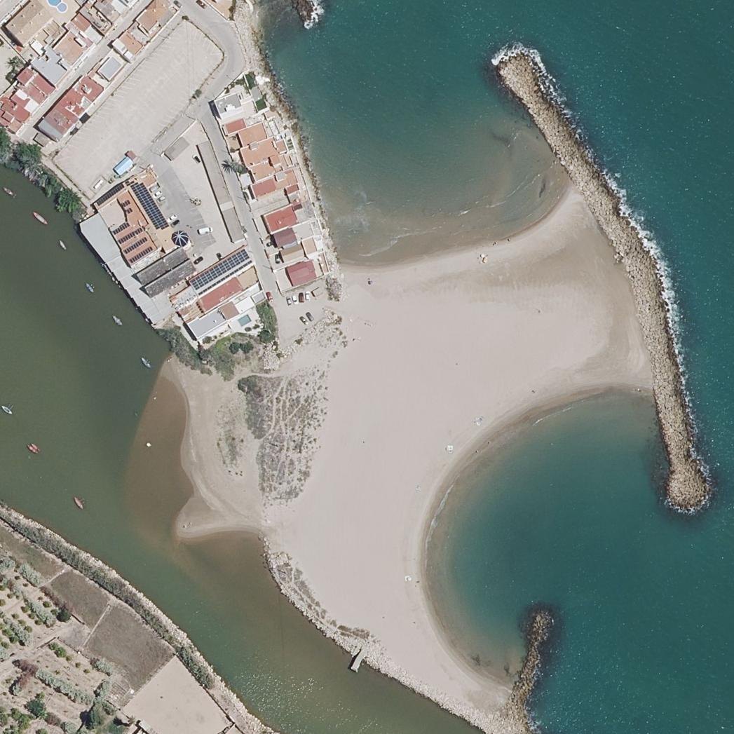 Aerial map of Playa de L'Estany