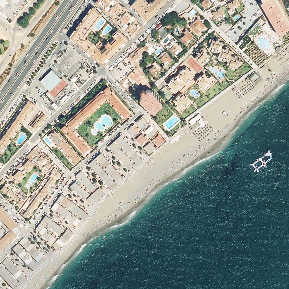 Aerial map of Playa de la Butibamba