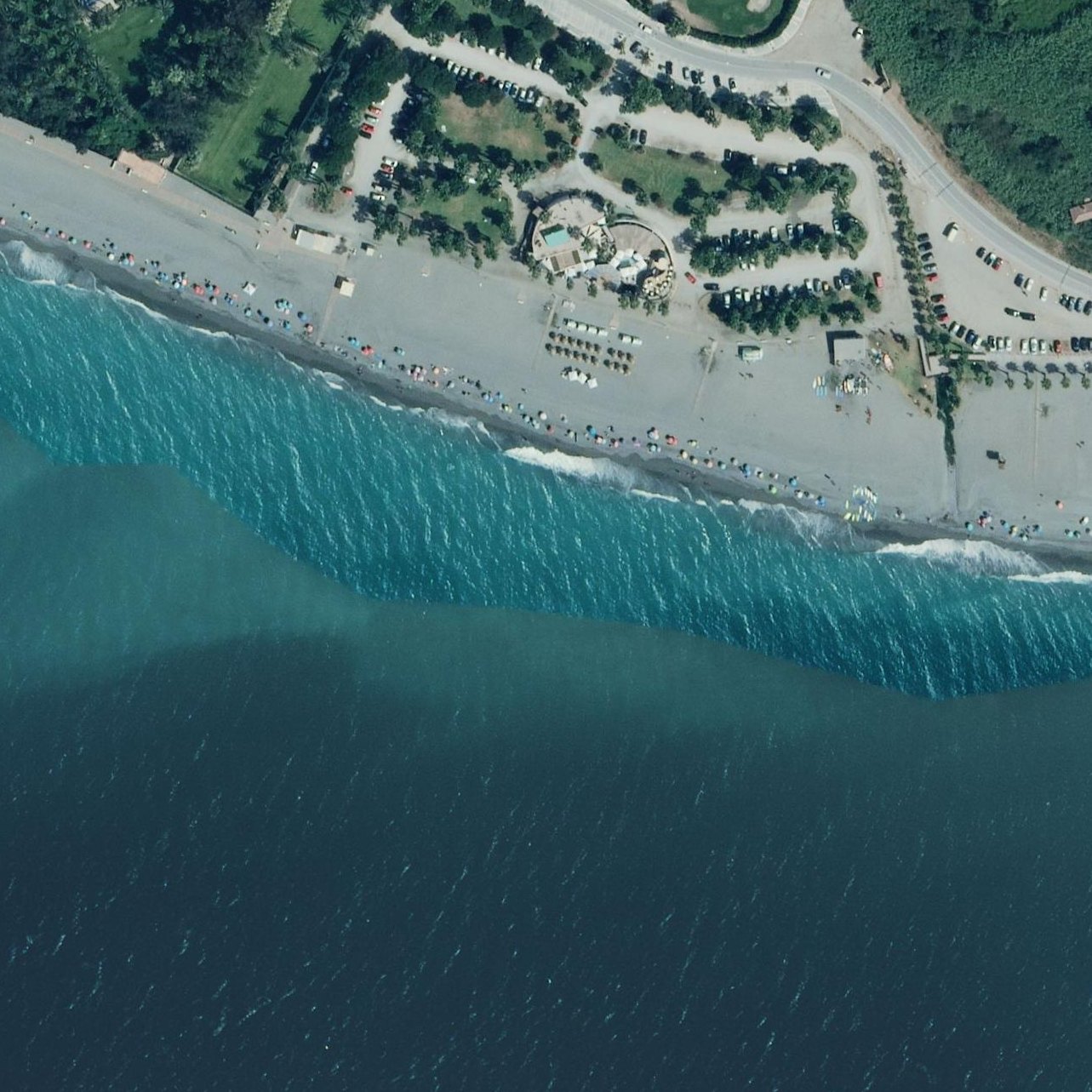 Aerial map of Playa de la Cagadilla