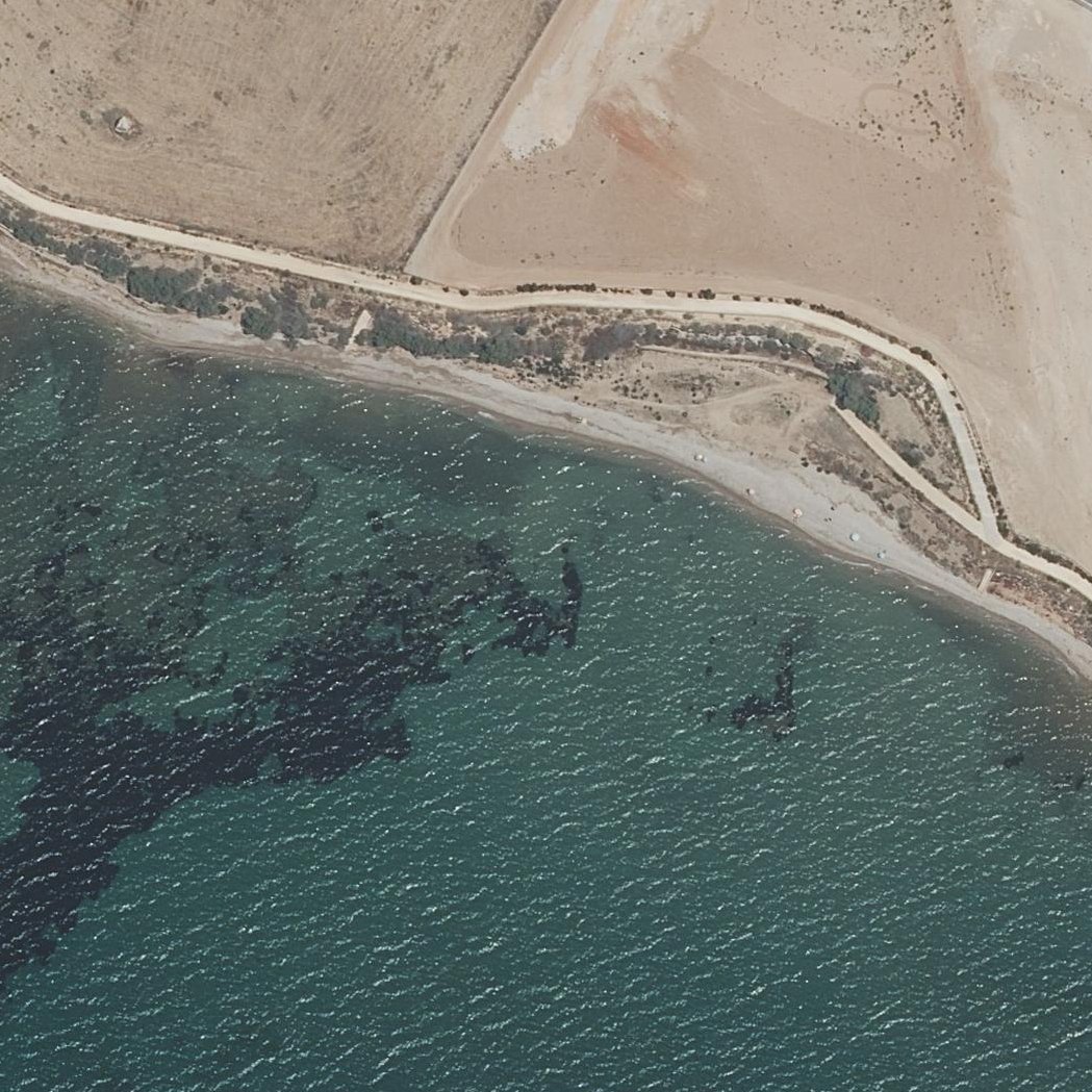 Aerial map of Playa de la Calera
