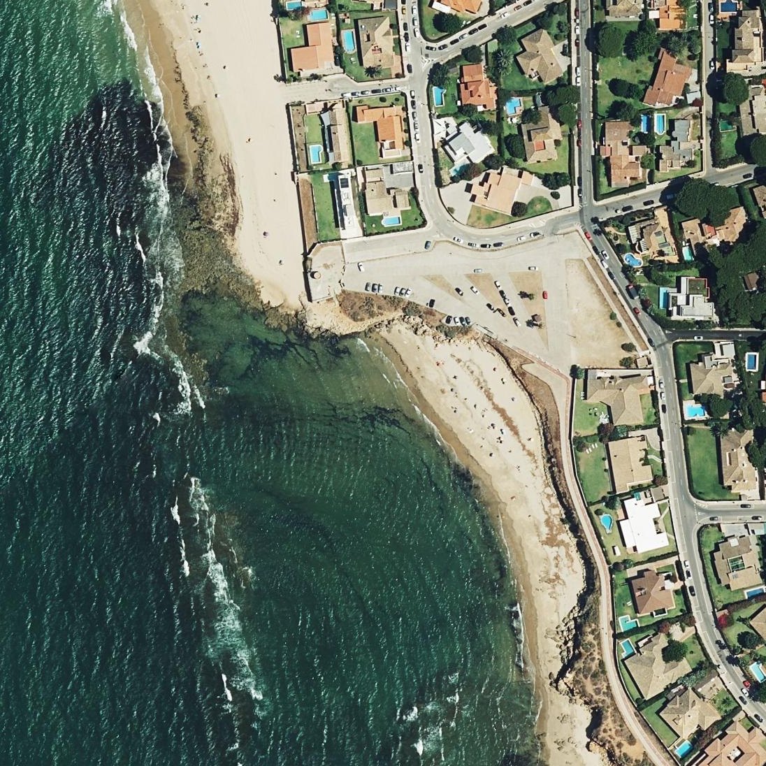 Aerial map of Playa de la Calita