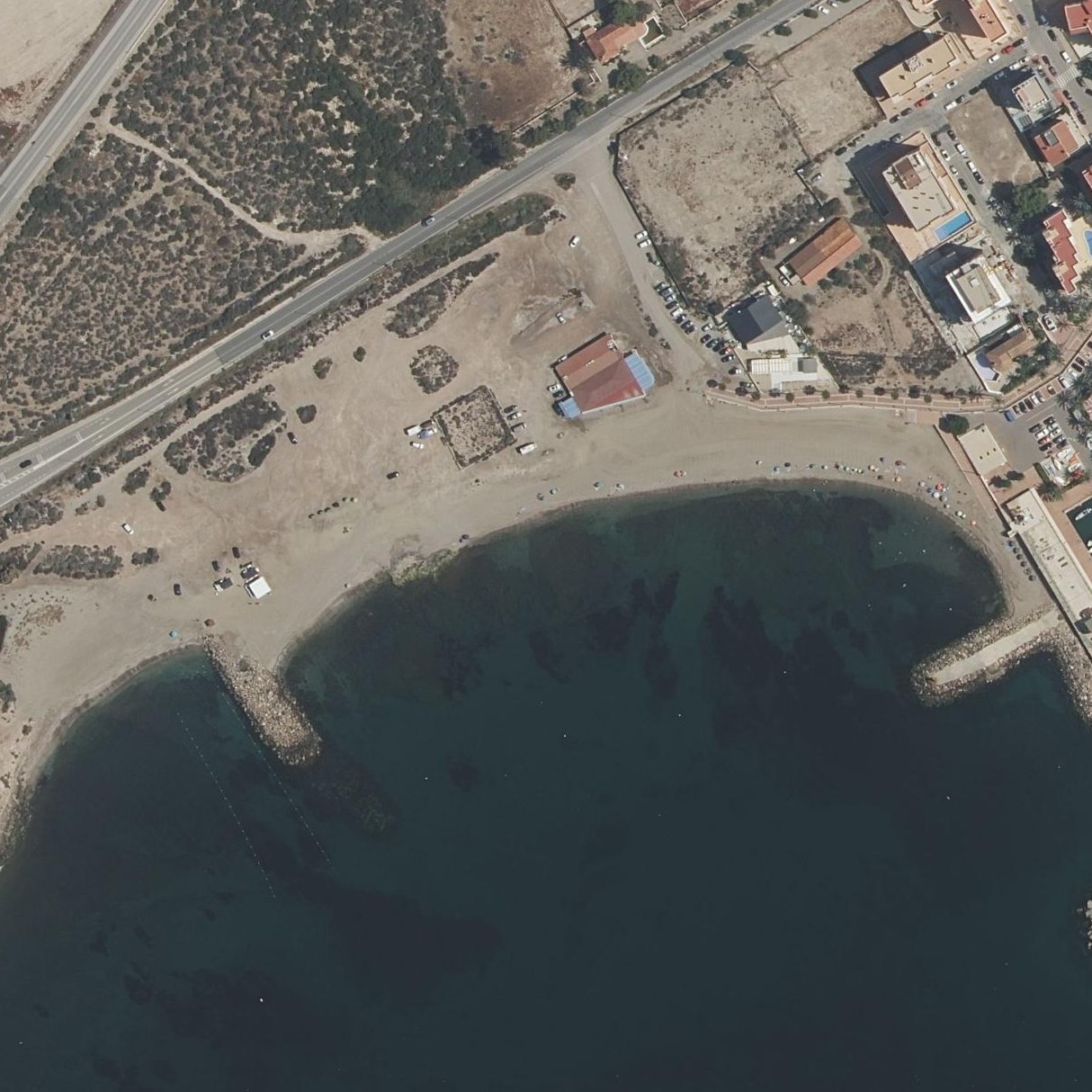 Aerial map of Playa de la Cañada del Negro