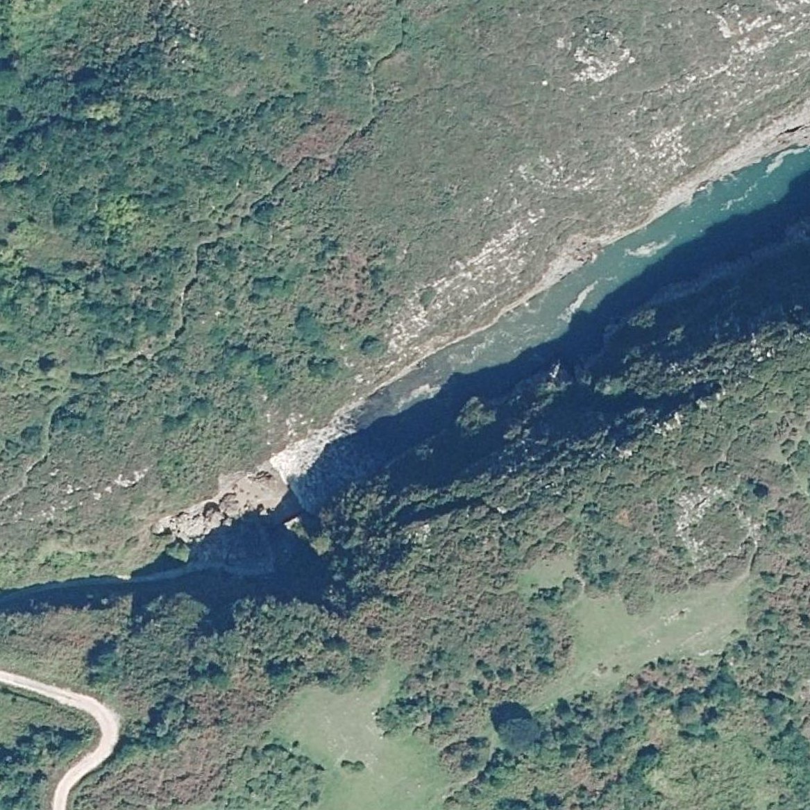 Aerial map of Playa de La Canal