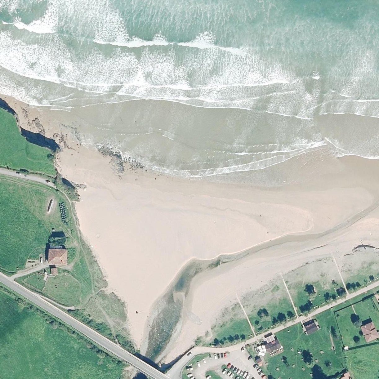 Aerial map of Playa de La Espasa