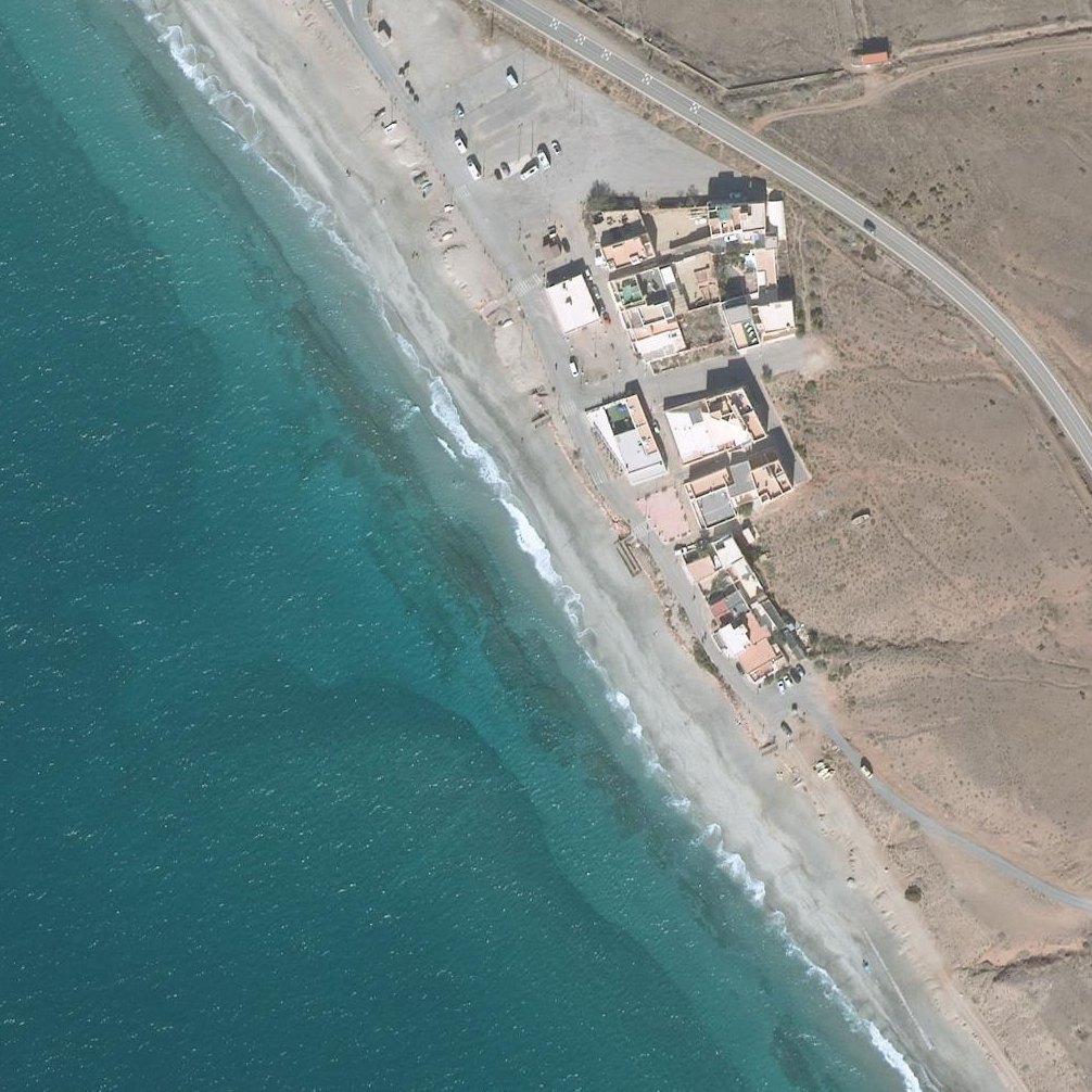 Aerial map of Playa de la Fabriquilla