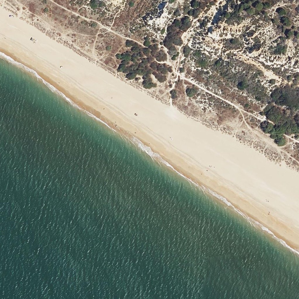 Aerial map of Playa de la Fontanilla