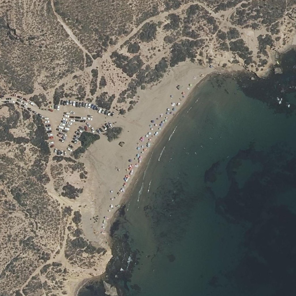 Aerial map of Playa de la Higueríca