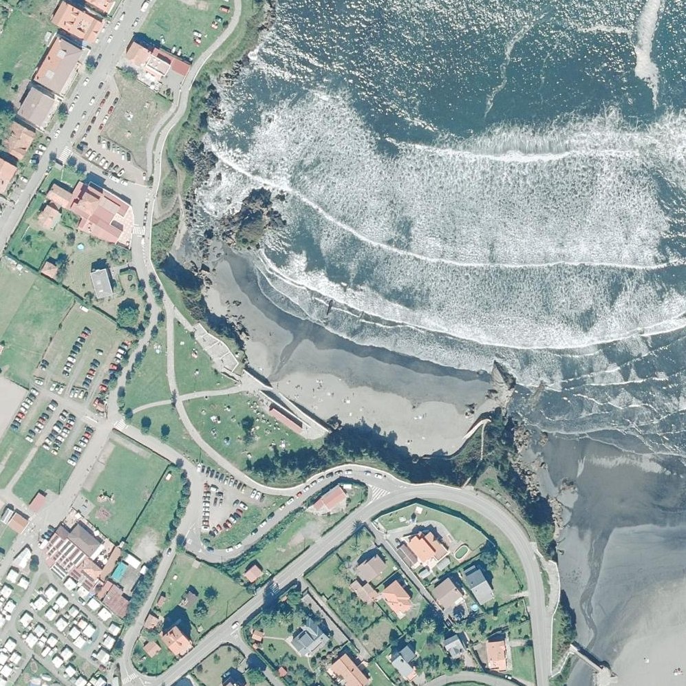 Aerial map of Playa de la Llada