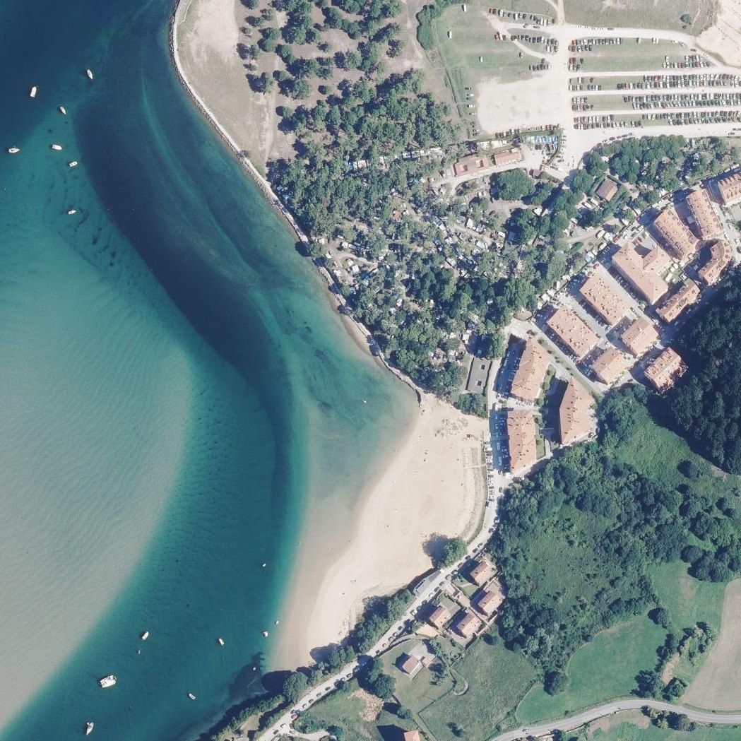 Aerial map of Playa de La Maza