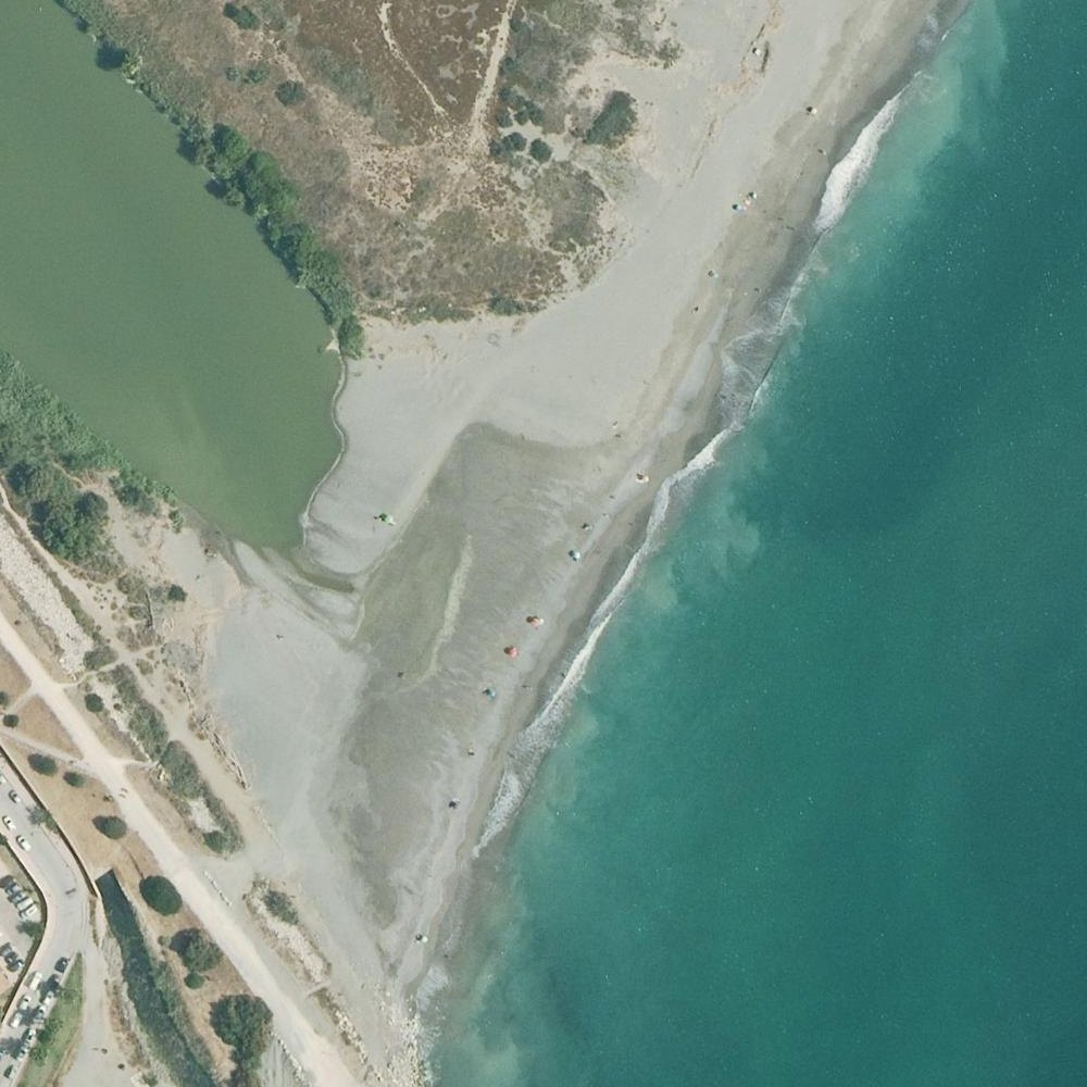 Aerial map of Playa de la Misericordia