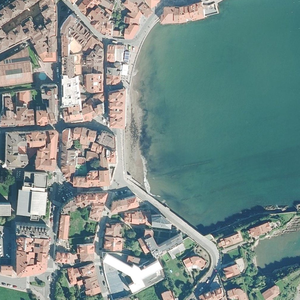 Aerial map of Playa de la Ribera