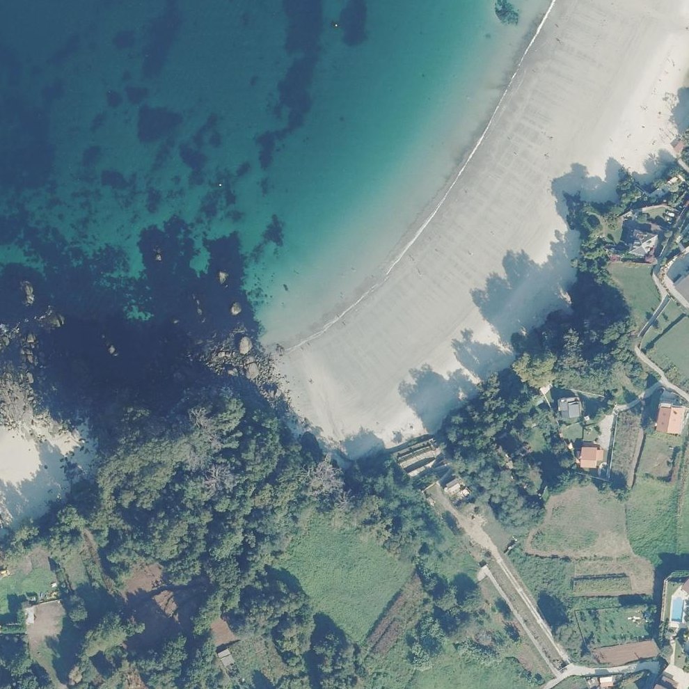 Aerial map of Playa de Lapamán