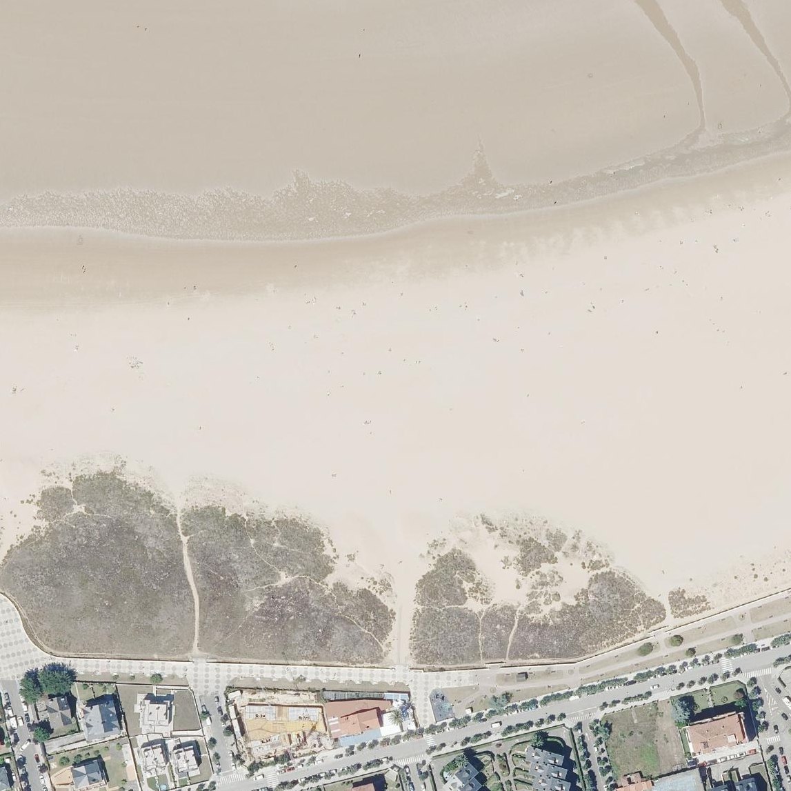 Aerial map of Playa de Laredo O de Salvé