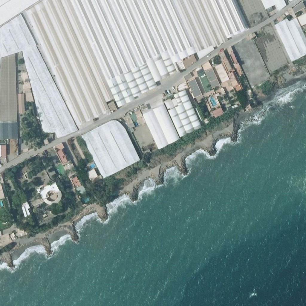 Aerial map of Playa de las Cañadas