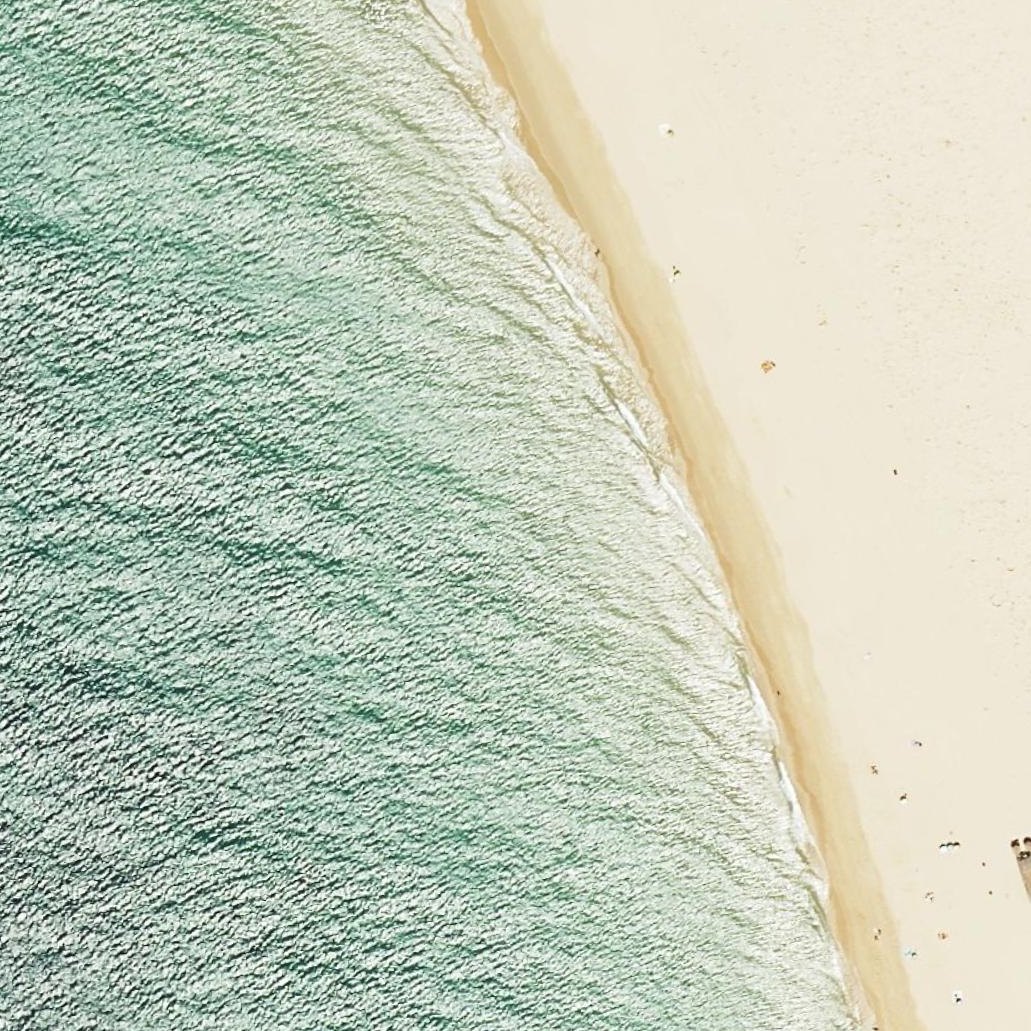 Aerial map of Playa de las Plumas