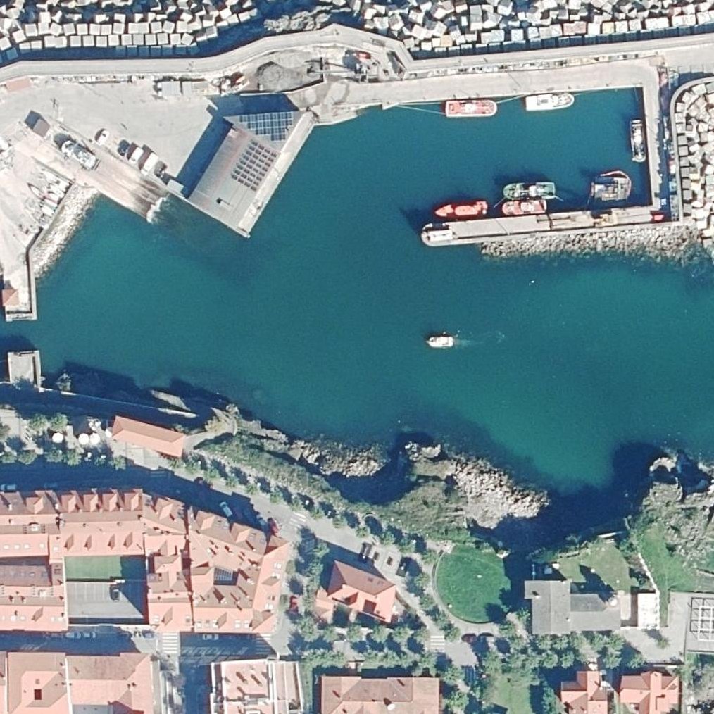 Aerial map of Playa de les Muyeres