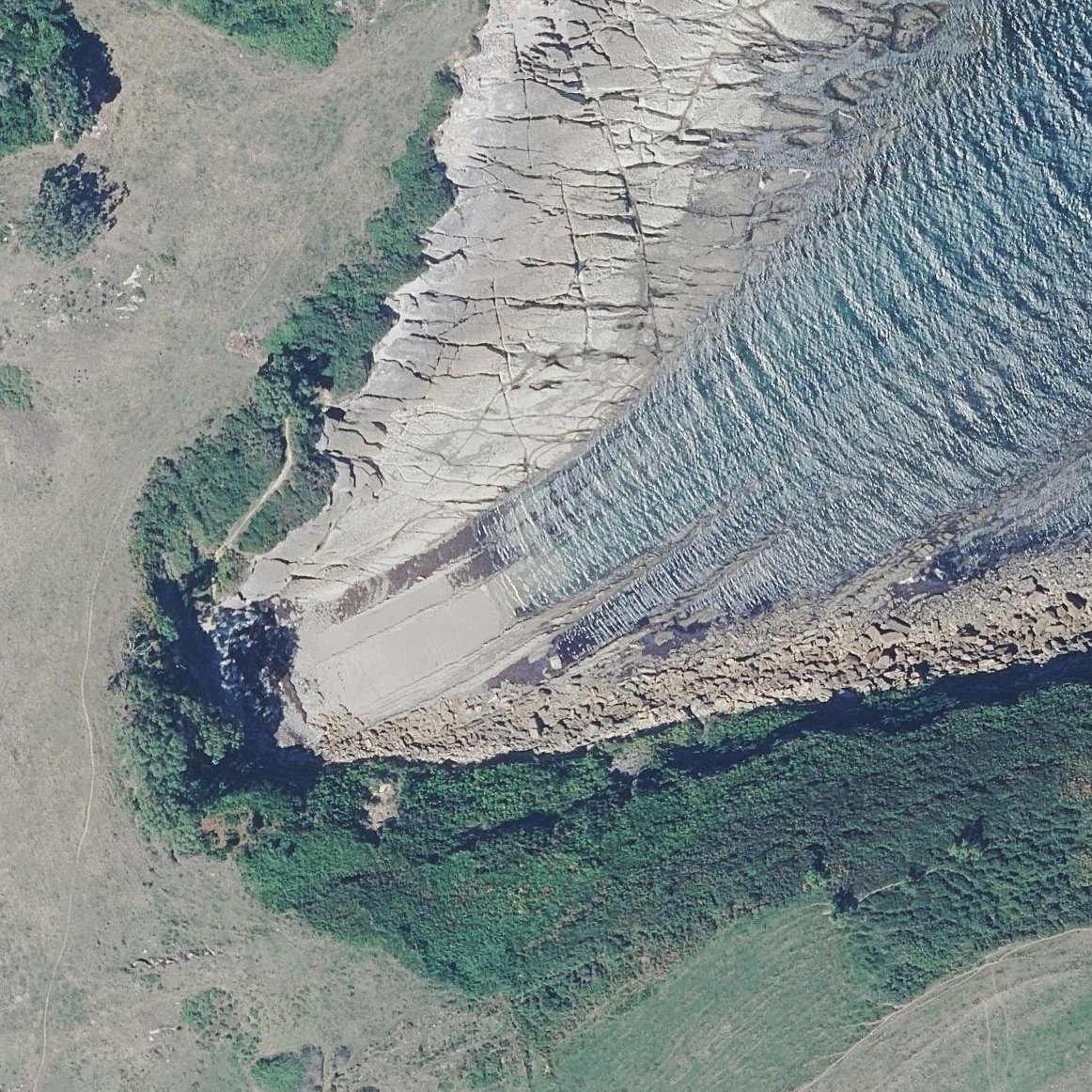Aerial map of Playa de Liñera