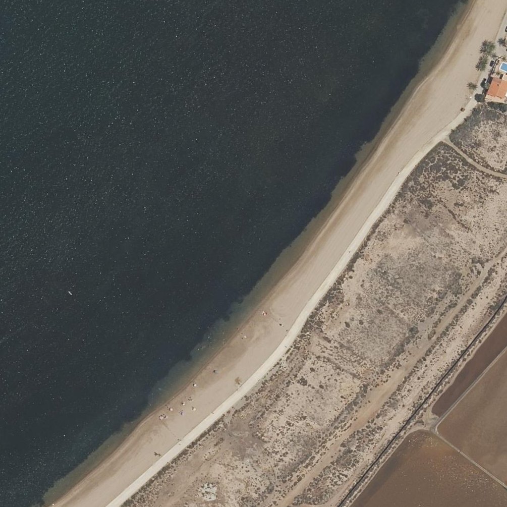Aerial map of Playa de los Alemanes