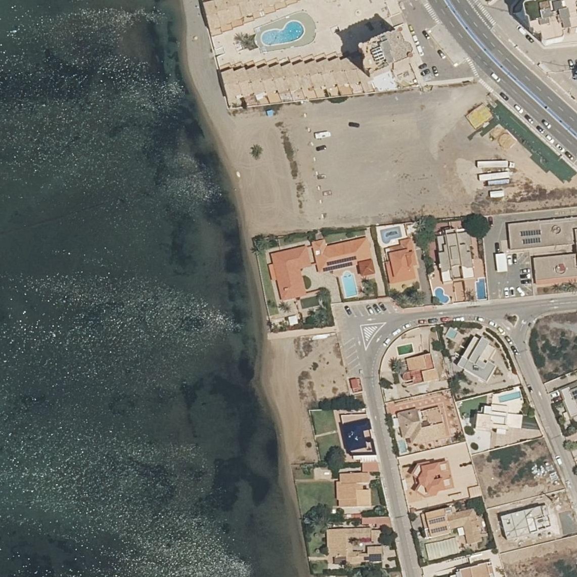 Aerial map of Playa de los Alíseos