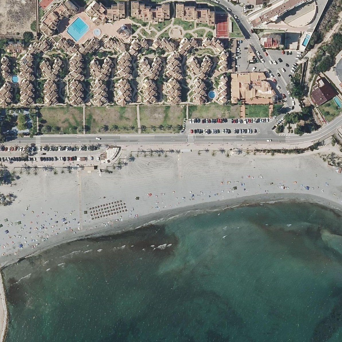 Aerial map of Playa de Los Astilleros - Varadero