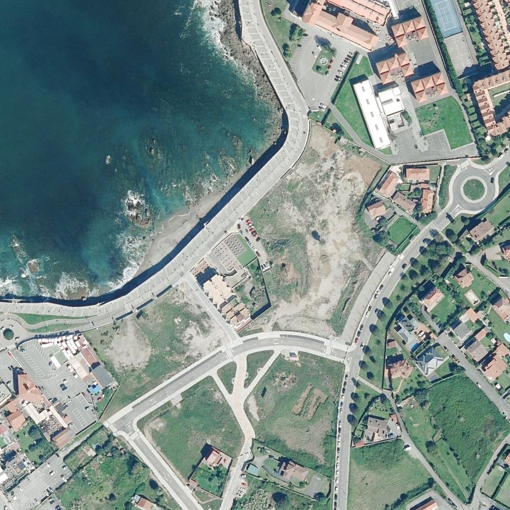 Aerial map of Playa de los Mayanes