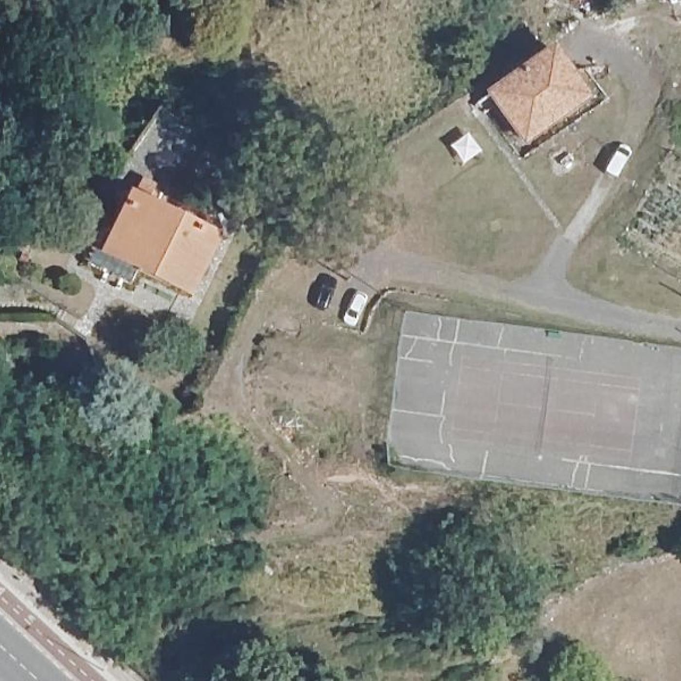 Aerial map of Playa de los Salvajes