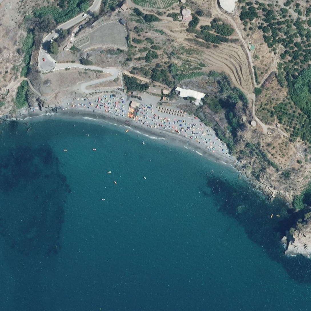 Aerial map of Playa de Maro