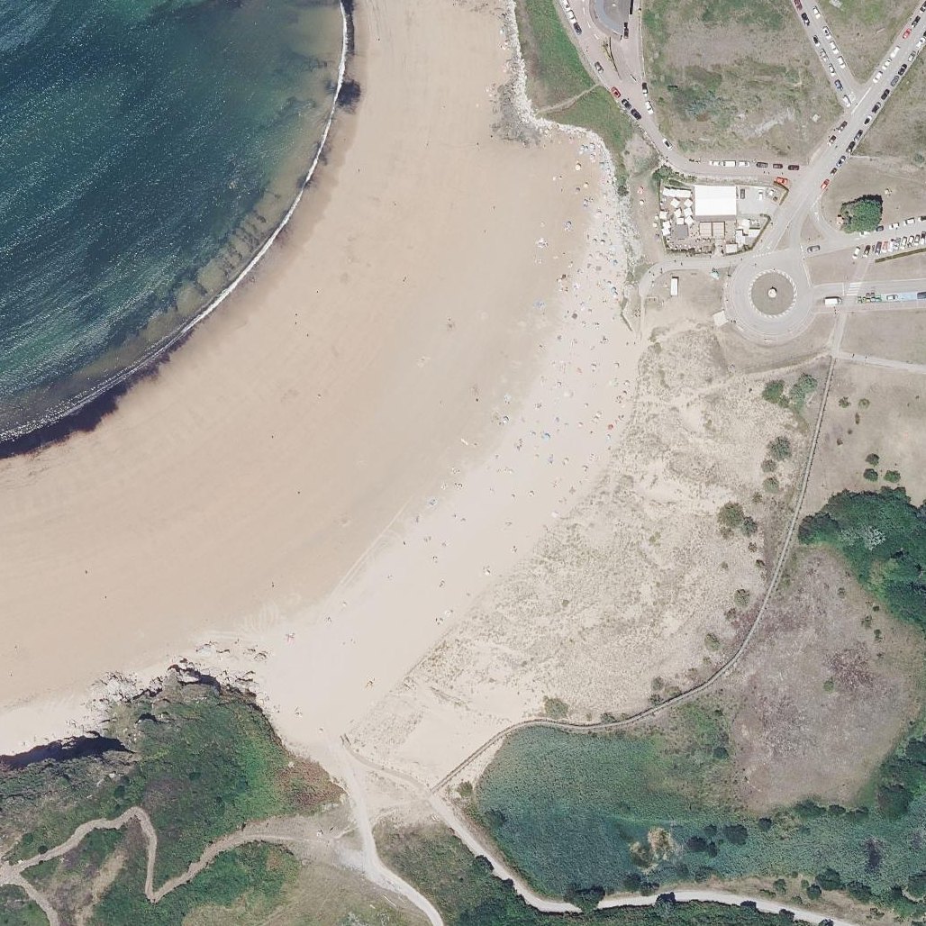 Aerial map of Playa de Marzán