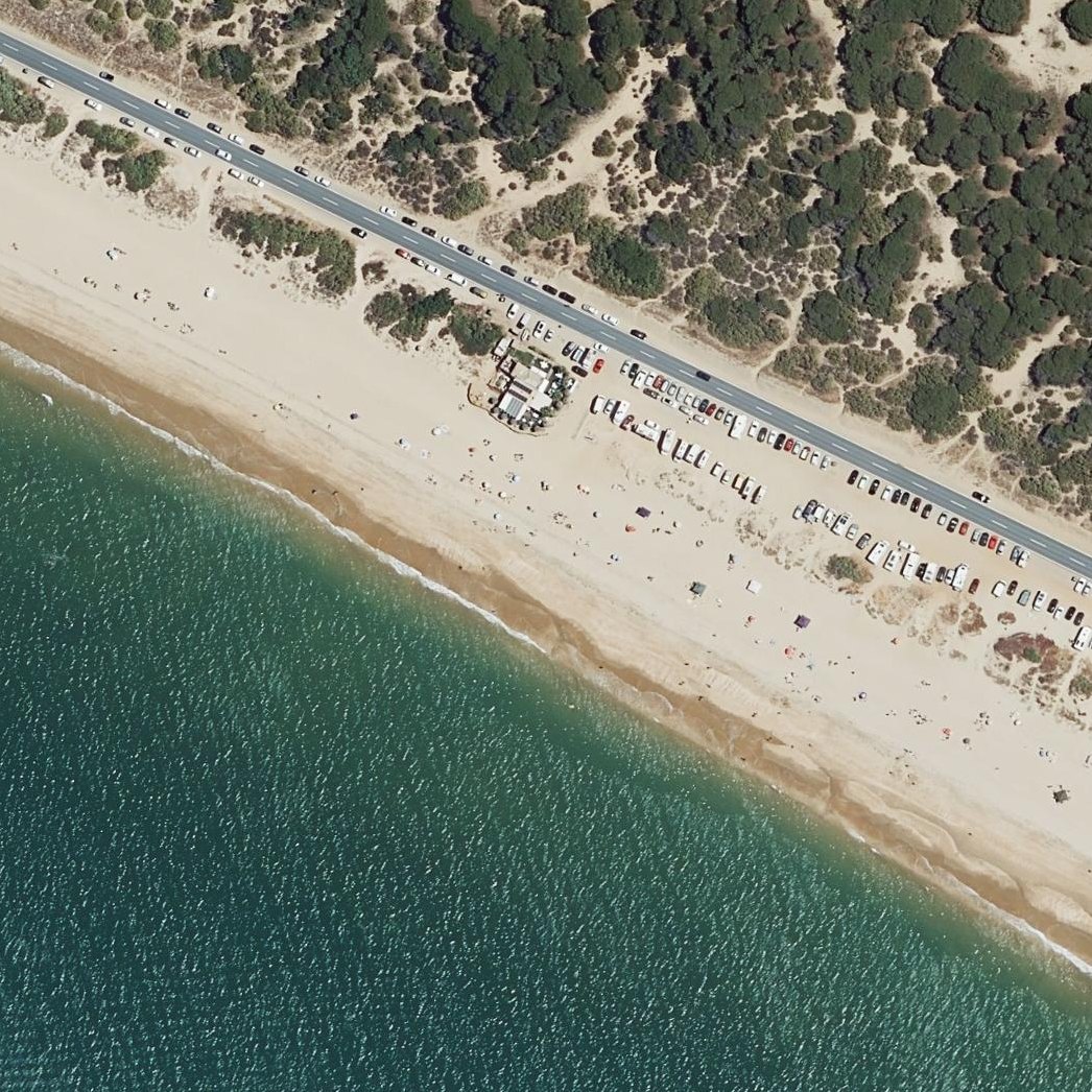 Aerial map of Playa de Mata Negra