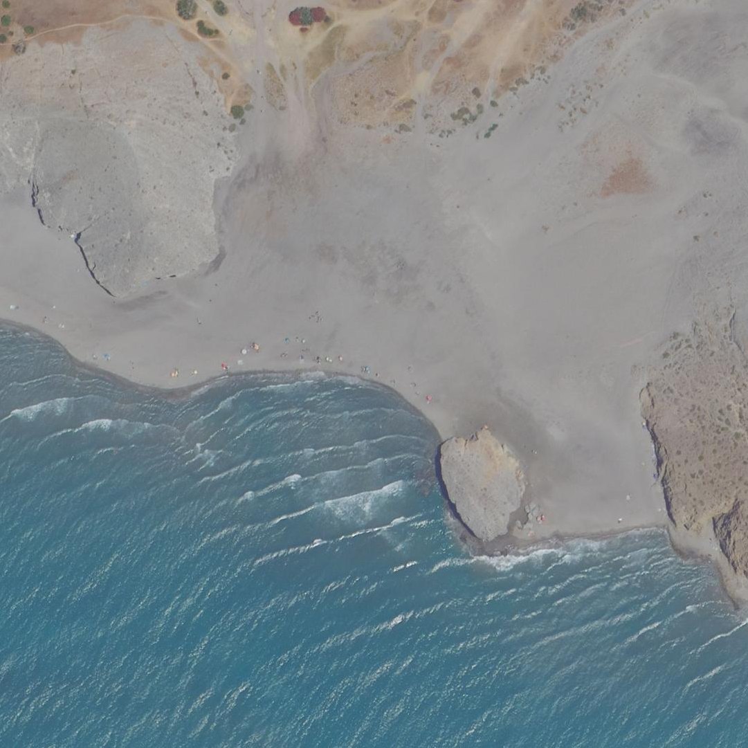 Aerial map of Playa de Mónsul