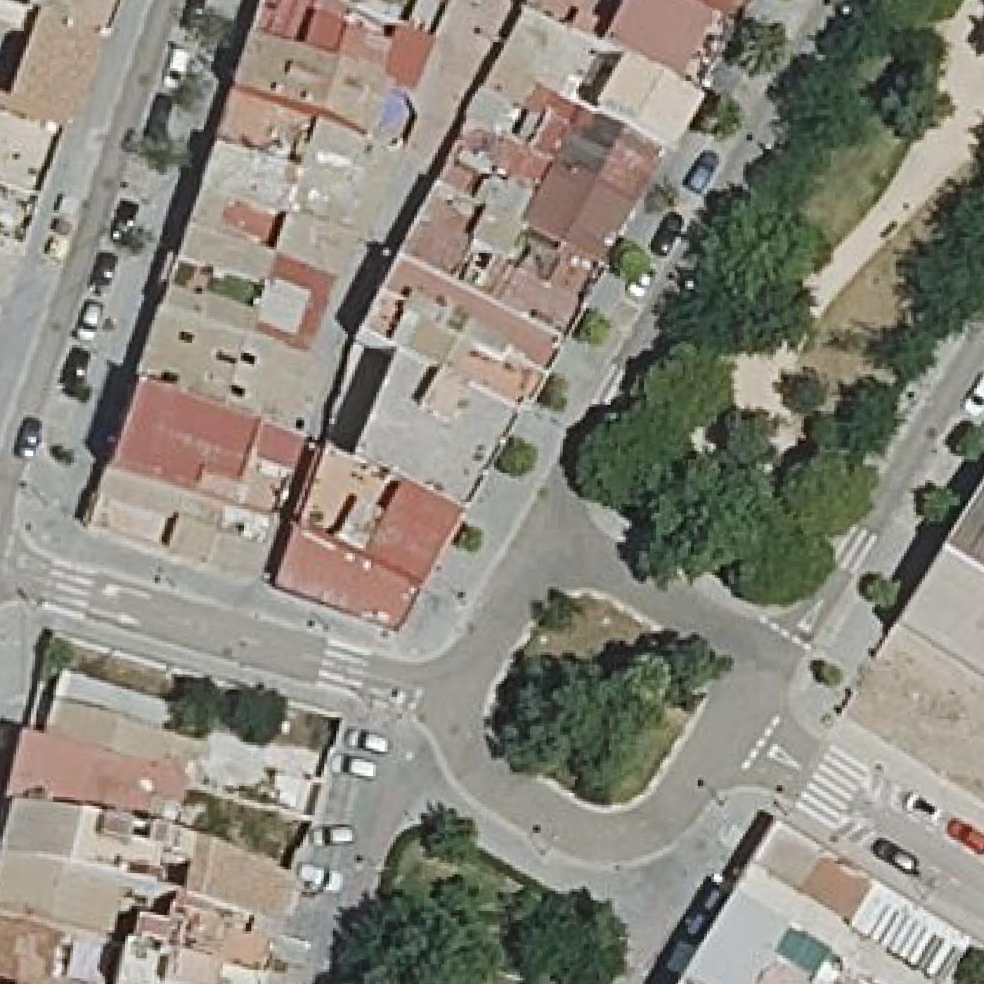 Aerial map of Playa de Nazaret