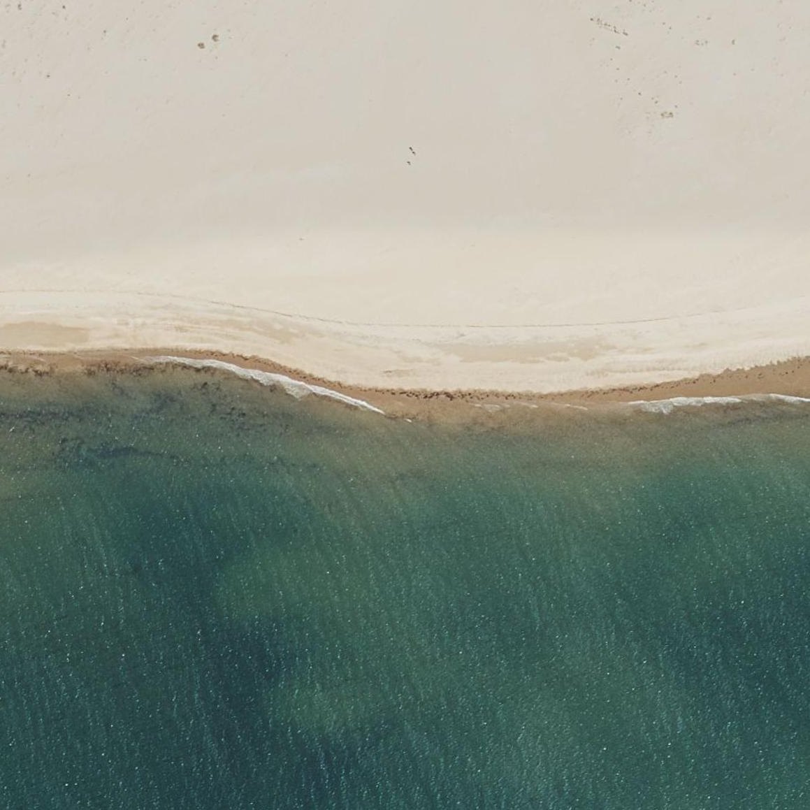 Aerial map of Playa de Nueva Umbría