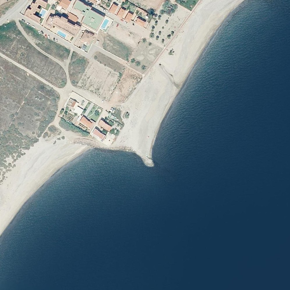 Aerial map of Playa de Nules