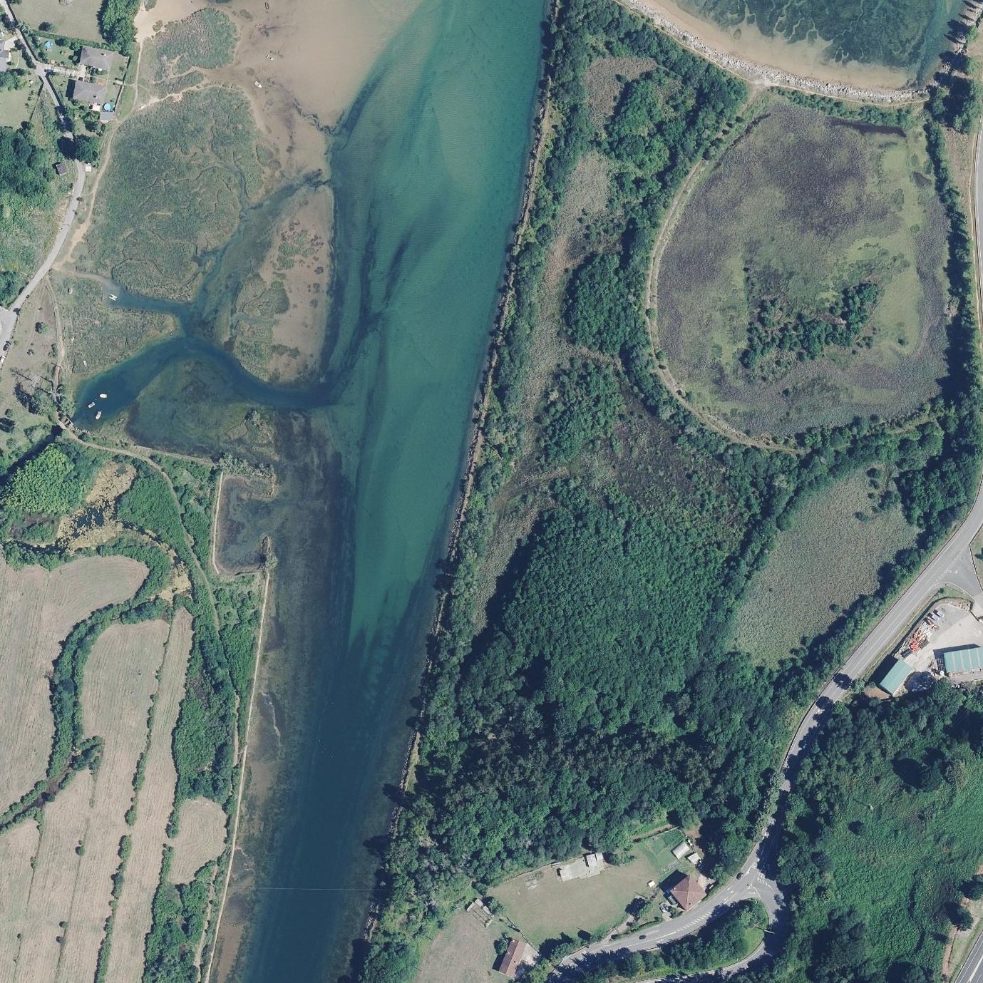 Aerial map of Playa de Oriñon