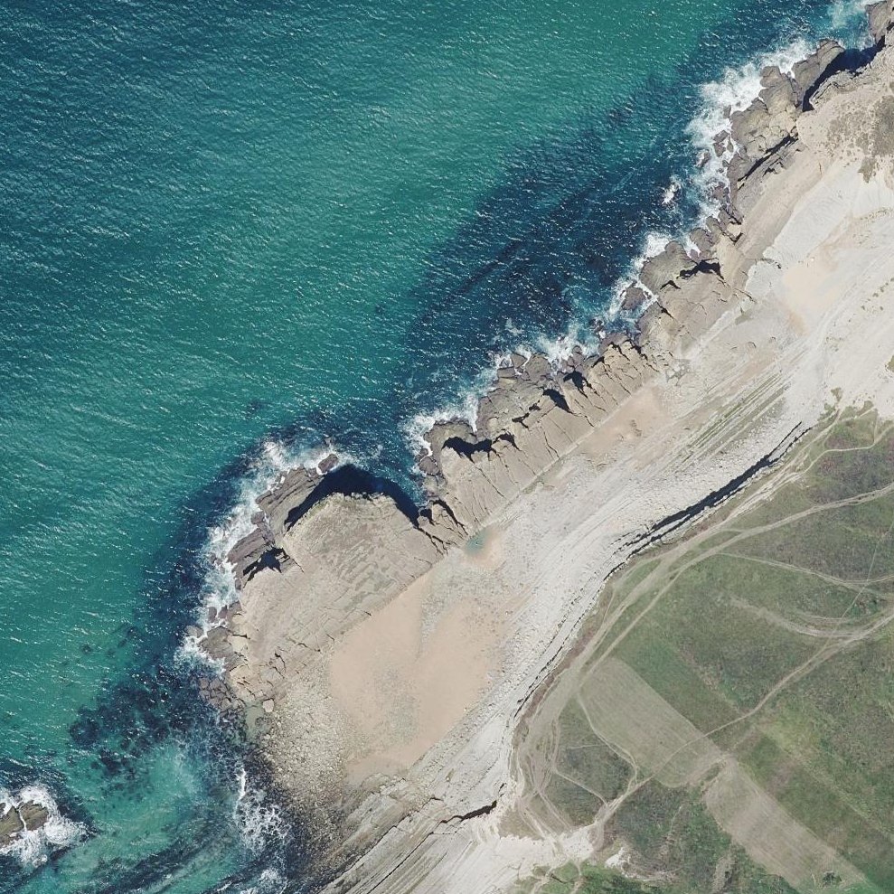 Aerial map of Playa de Pedruquías