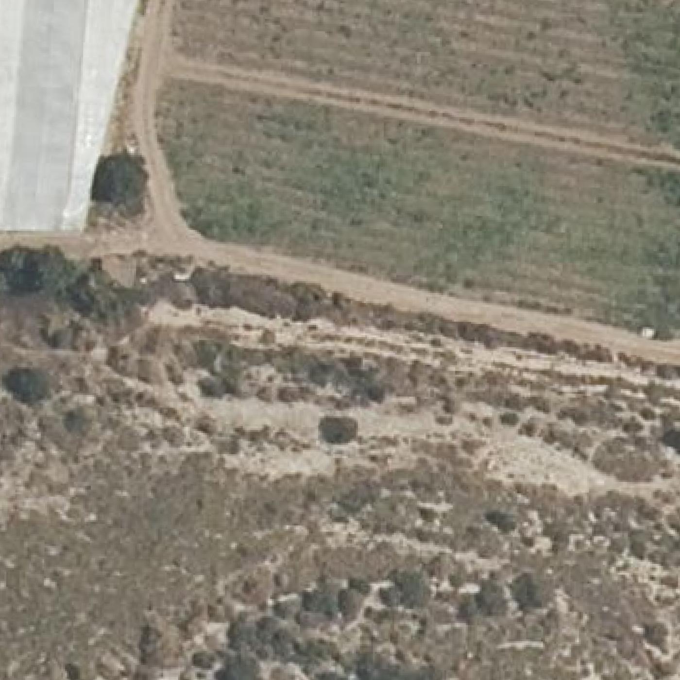 Aerial map of Playa de Percheles