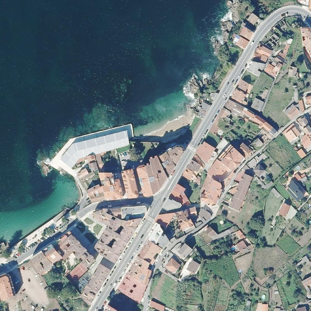 Aerial map of Playa de Petís
