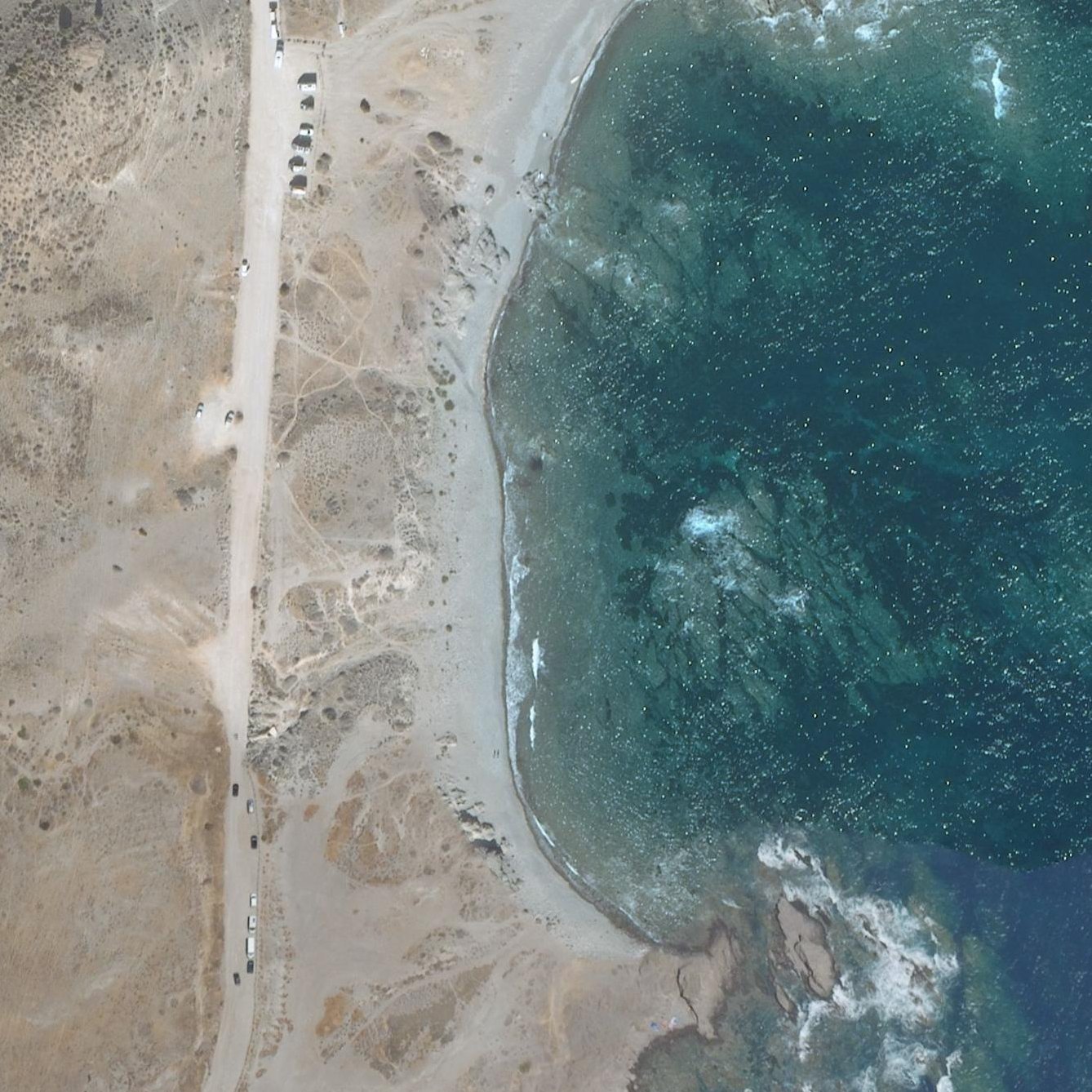 Aerial map of Playa de Piedra Galera