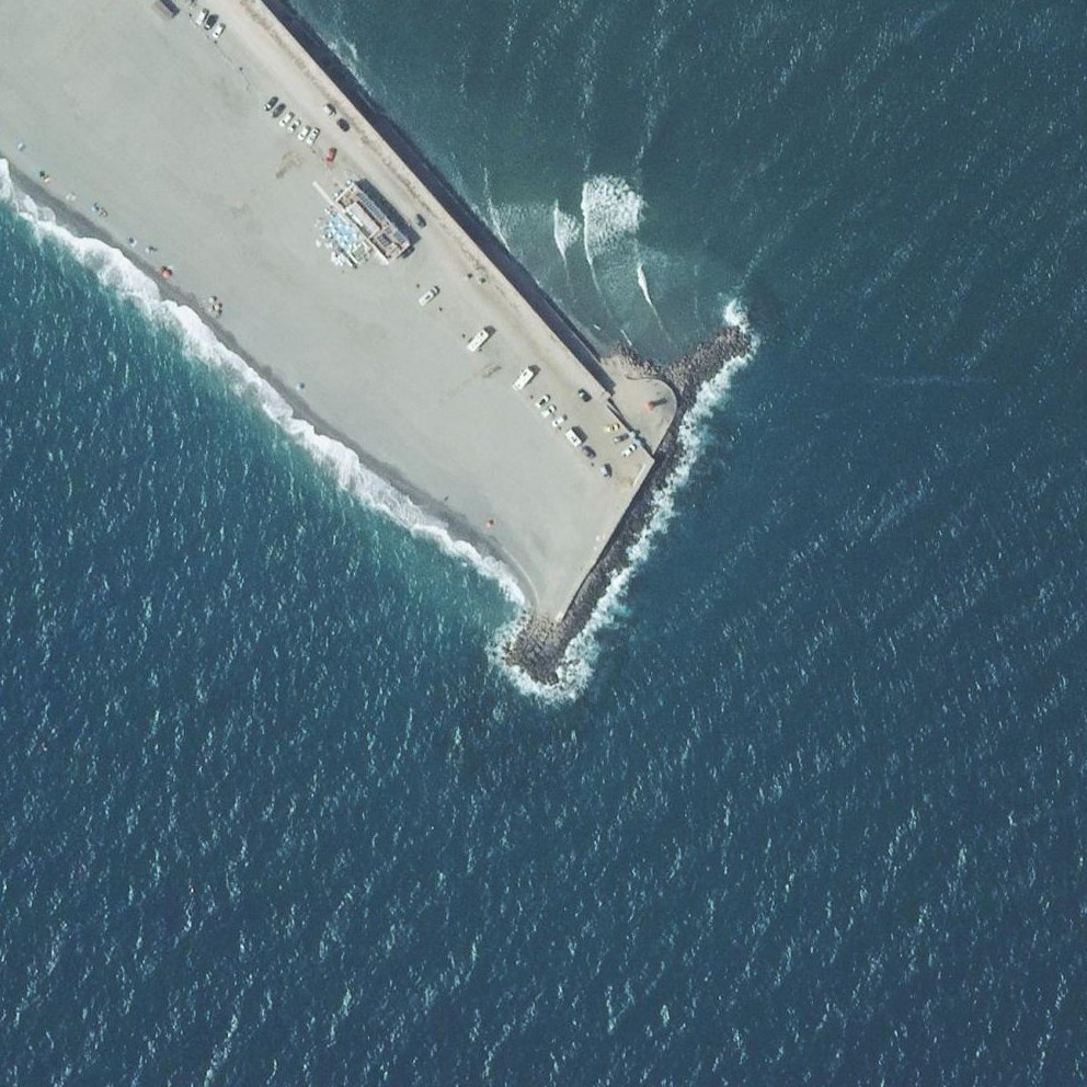 Aerial map of Playa de Poniente (Adra)