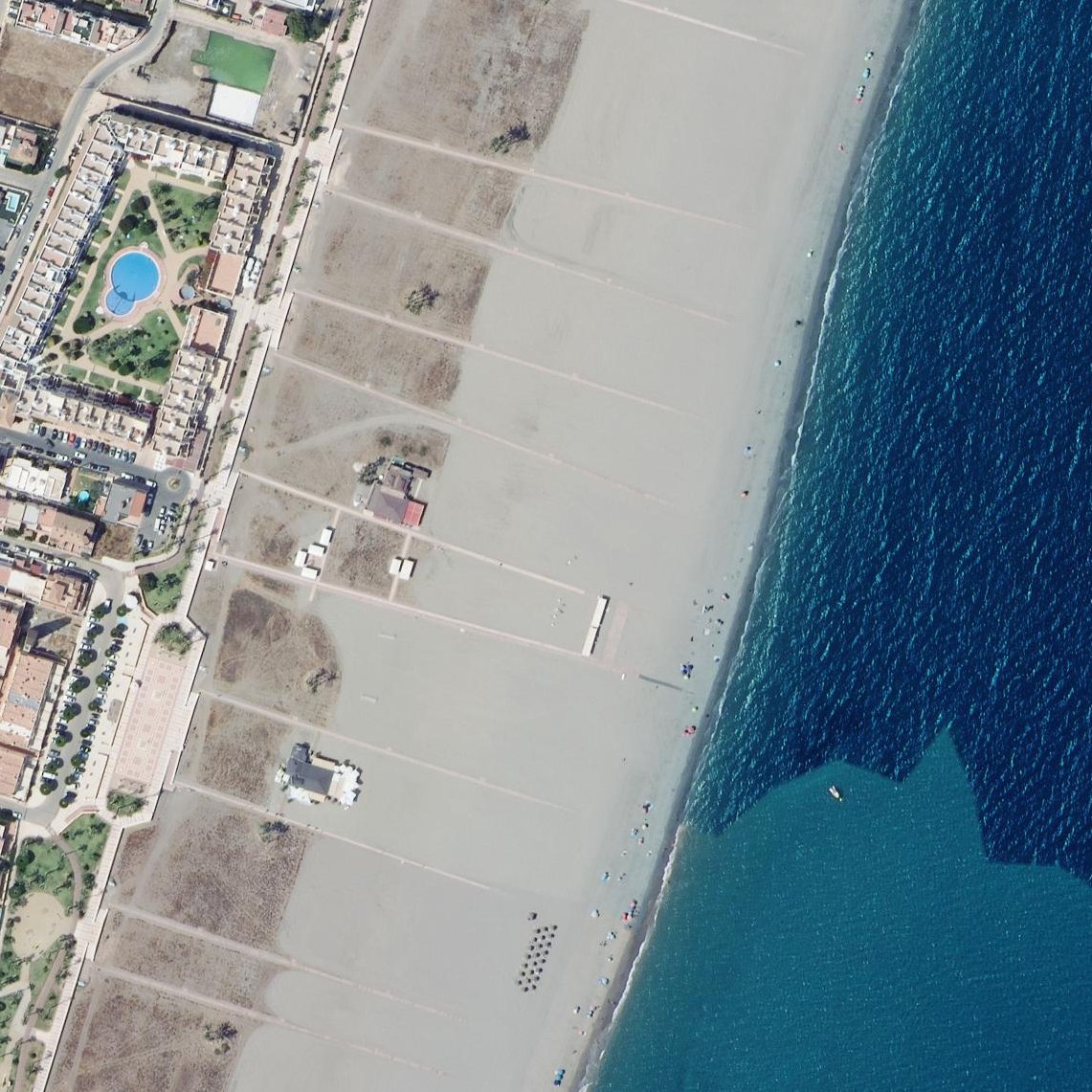 Aerial map of Playa de Puerto del Rey