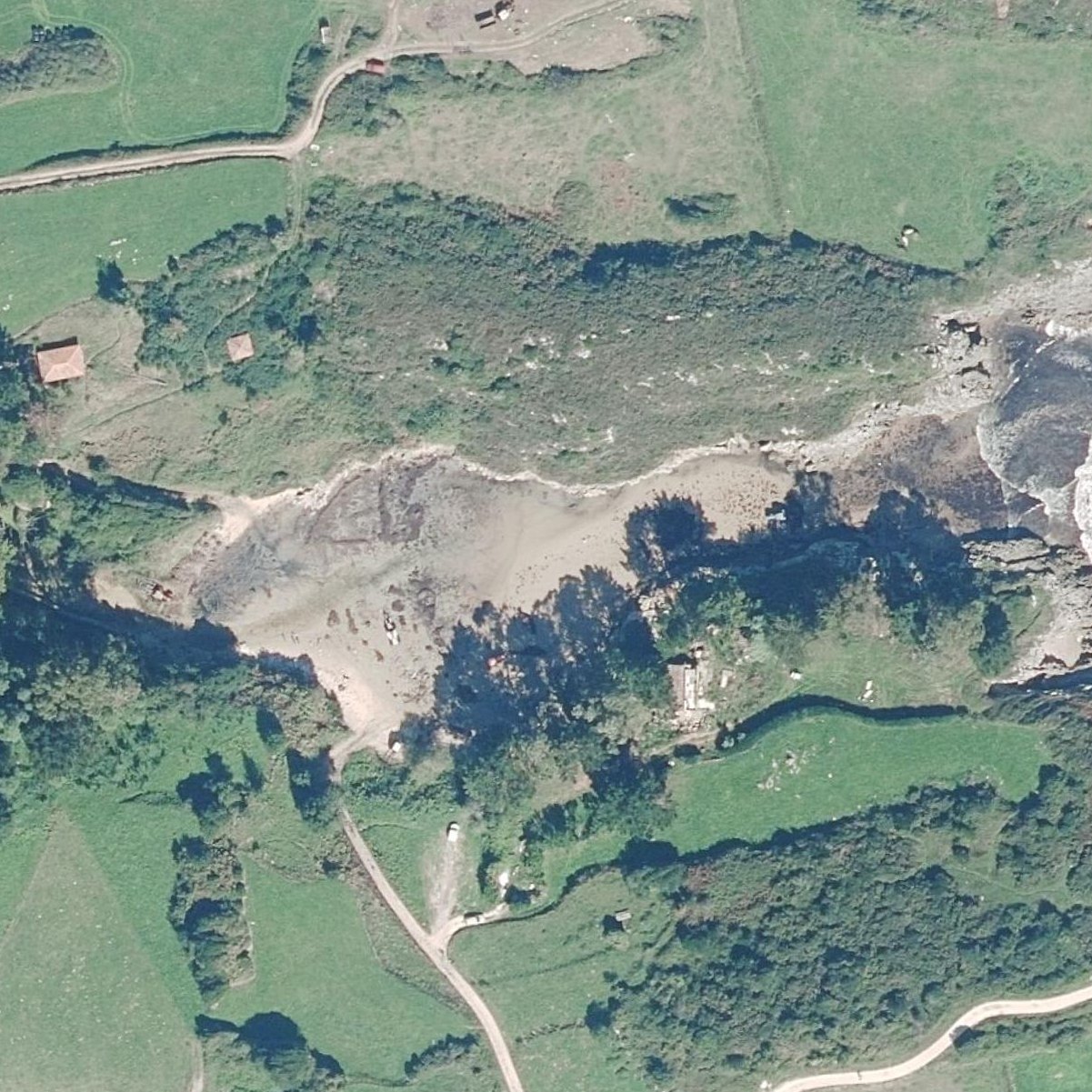 Aerial map of Playa de Puerto Seco