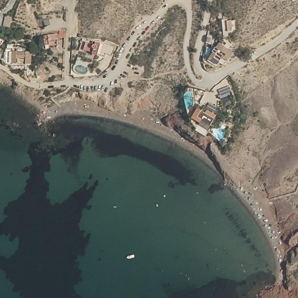 Aerial map of Playa de Punta Bela