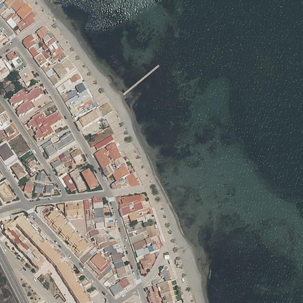 Aerial map of Playa de Punta Brava