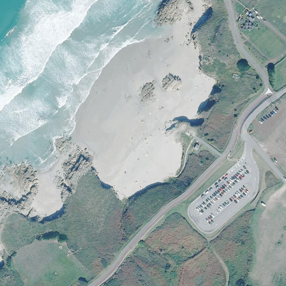 Aerial map of Playa De Sabón