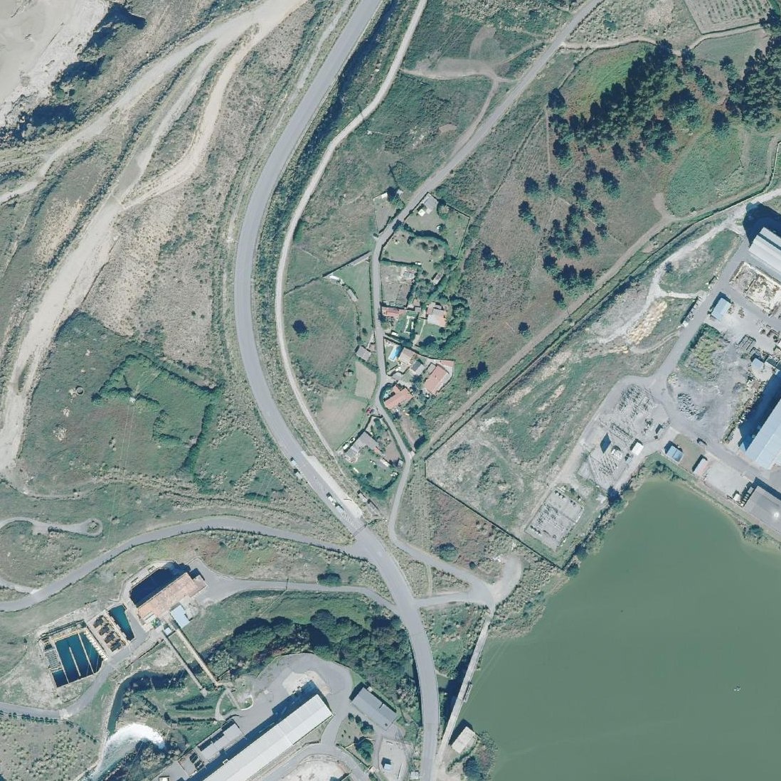 Aerial map of Playa de Sabon