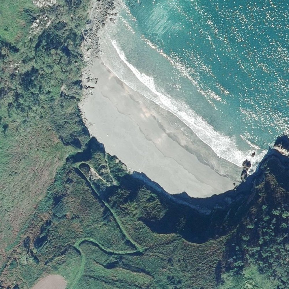 Aerial map of Playa de Sabugo