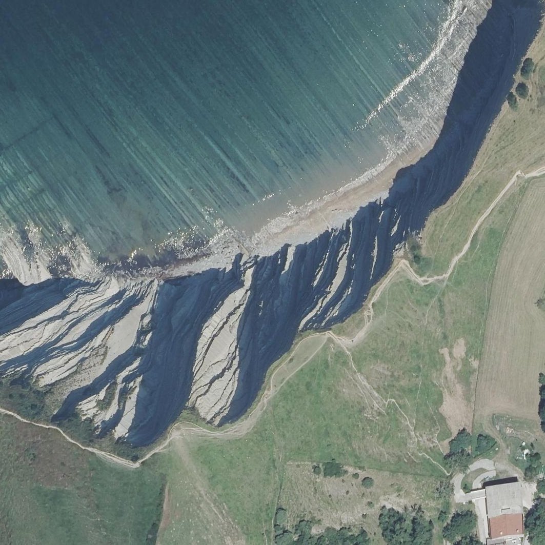 Aerial map of Playa De Sakoneta